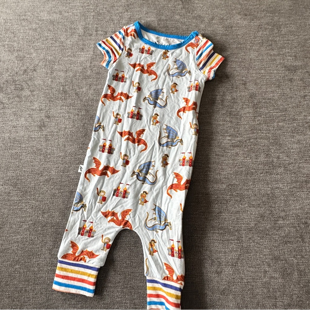 Dragon Adventure infant kids one piece romper size 3-6 months NWOT
